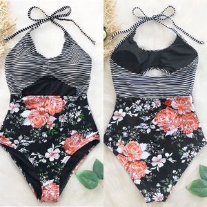 Cupshe Secret Fragrance Print One-piece Swimsuit